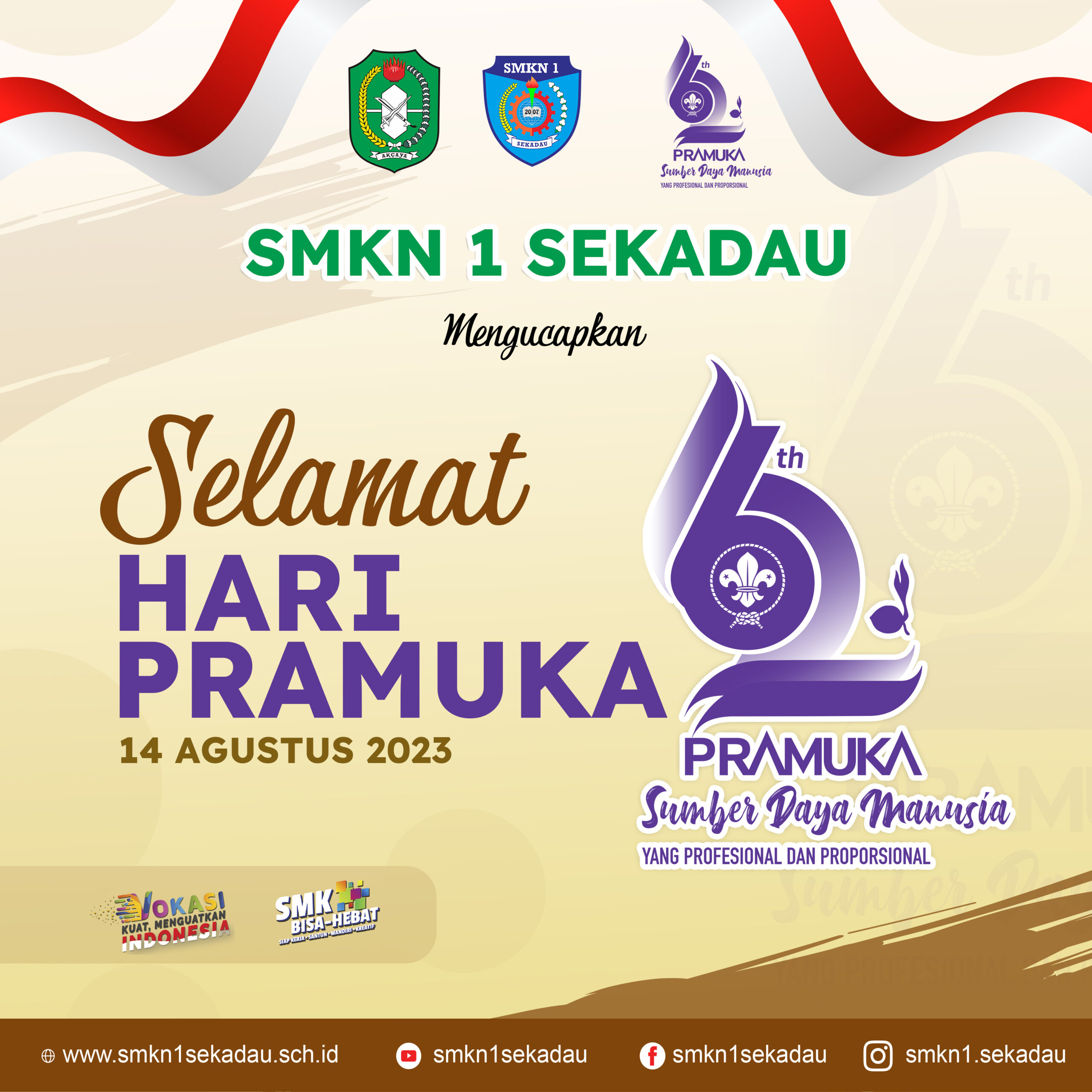 Selamat Hari Pramuka 14 Agustus 2023 Smkn 1 Sekadau 1695